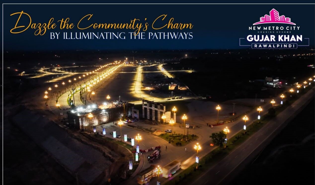 New Metro City Gujar Khan Night View