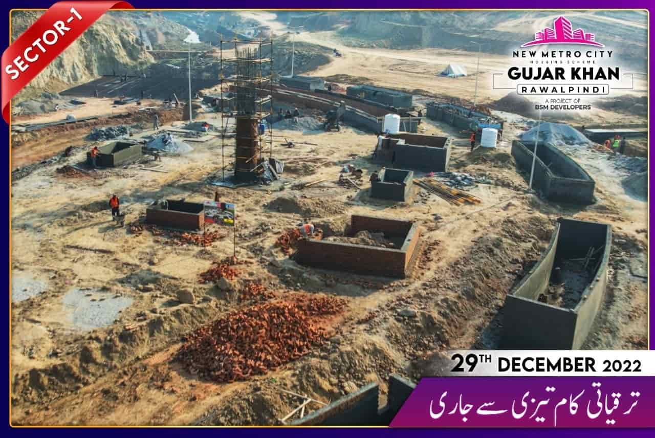 New metro city Gujar khan Rawalpindi development work