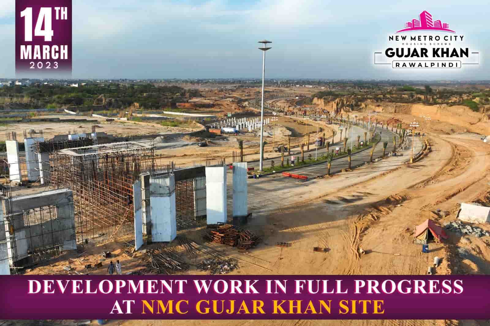 New Metro City Gujar Khan Rawalpindi development work