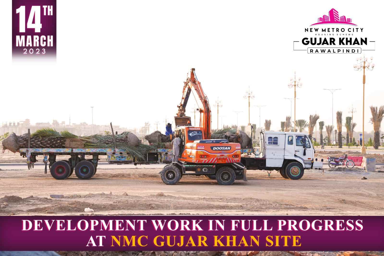 New metro city Gujar khan Rawalpindi development work