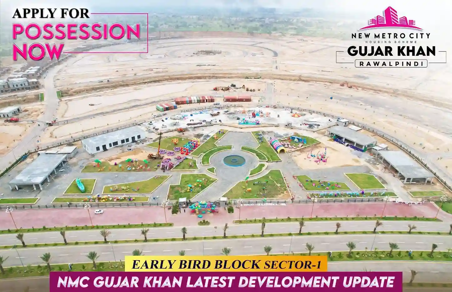 New Metro City Gujar Khan Rawalpindi development work