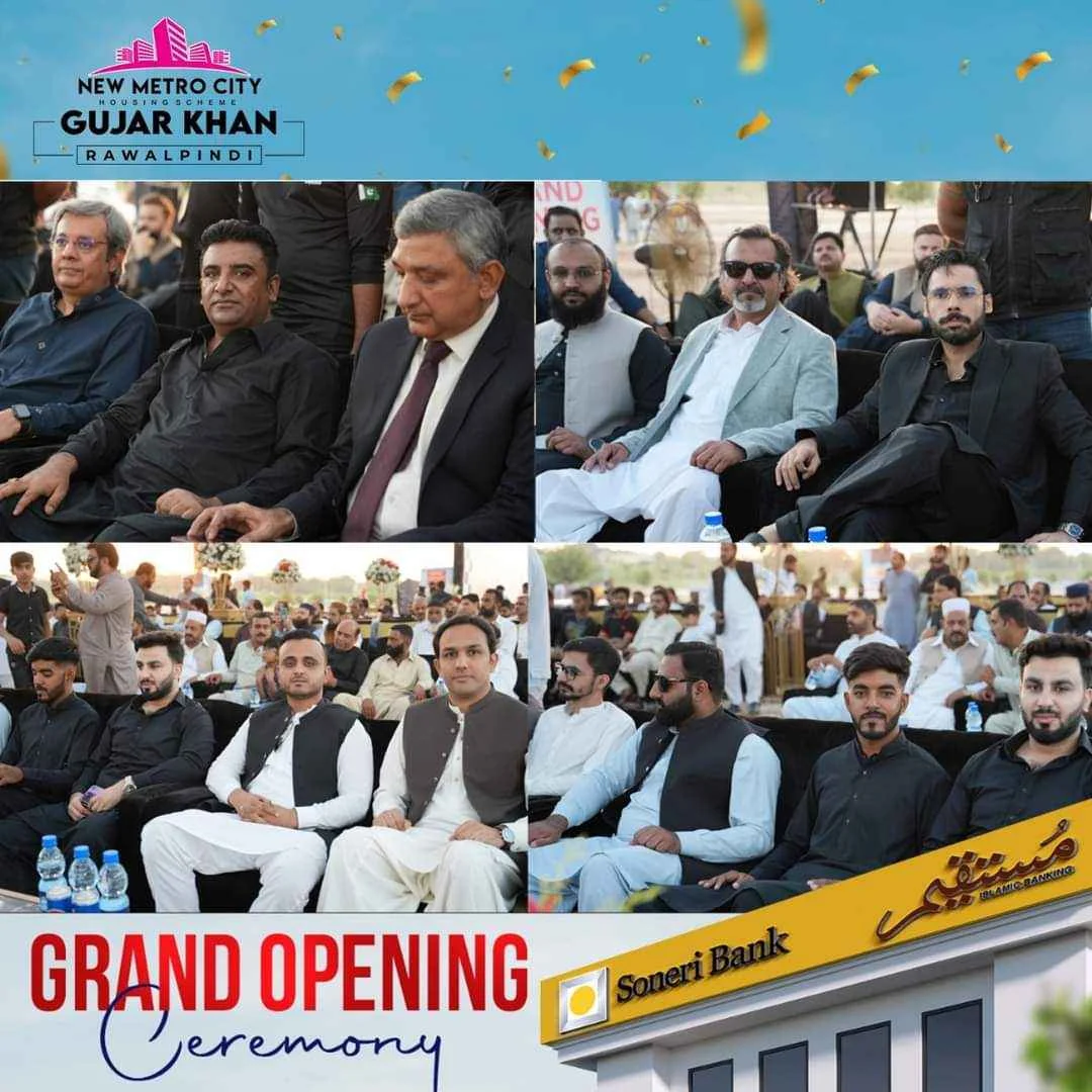 Zaroon Masood Grand Attends Opening Ceremony of Soneri Bank